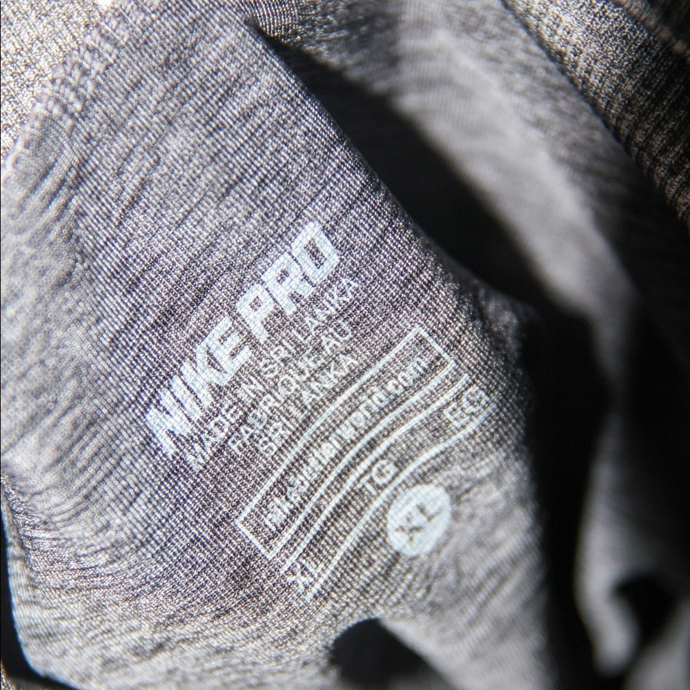 Grey/Red Nike Pro Leggings size Xl